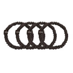 Dore & Rose Scrunchie 1 cm Set Brown