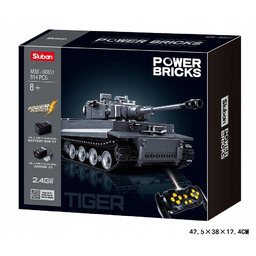 Sluban G178871 R/c Czołg zd.sterowany szary 814el.