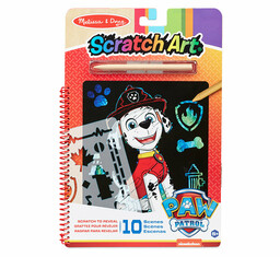 Zdrapywanki z rysikiem Psi Patrol Scratch Art Pad