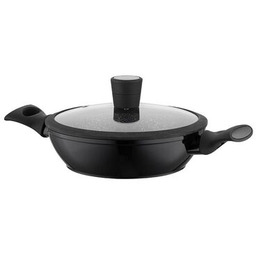 Garnek aluminiowy niski Magnum z pokrywką 24 cm