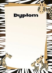 Dyplom MADAGASKAR - opk 25 szt A4 -
