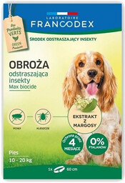 Zolux Francodex obroża dla średnich psów odstraszająca insekty