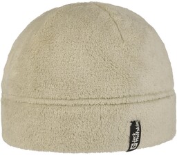Czapka Beanie Soft Plush by Jack Wolfskin, kremowobiały,