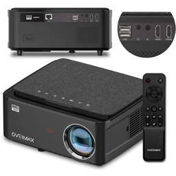 PRZENOŚNY RZUTNIK MINI PROJEKTOR FULLHD 4K + HDMI