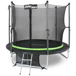 Trampolina ogrodowa z siatką wewnętrzną 244cm Jump Hero
