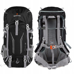 BERGSON TUNNEBO 35L ODDYCHAJĄCY PLECAK TREKKINGOWY CZARNY