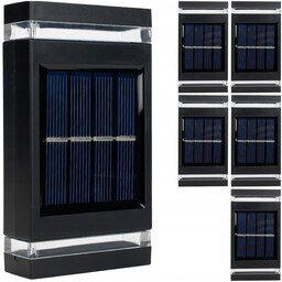 5x Lampa Led Z Panelem Solarnym Słonecznym Ogrodowa
