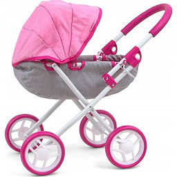 Milly Mally Wózek dla lalek Dori Prestige pink
