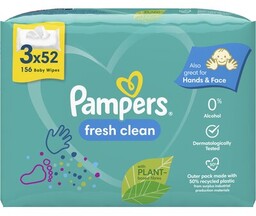 PAMPERS Chusteczki nawilżane Fresh Clean (156 szt.)