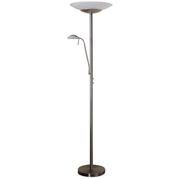 Lindby - Ragna LED Lampa Podłogowa Nickel