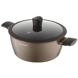 Garnek aluminiowy Cava z pokrywką 28 cm 6,4