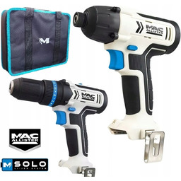 Macallister Solo 18V Wiertarka MCD18-Li-2 35Nm MID18-Li 100Nm