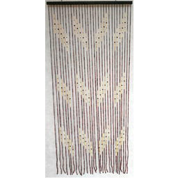 Zasłona Drzwiowa Z Koralików Bambusowych 90x200 A4