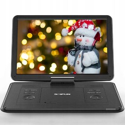 Przenośny Odtwarzacz DVD 17.5" Fioletowy LCD Samochodowy