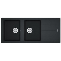 FRANKE Zlewozmywak dwukomorowy z ociekaczem Basis BFG 621-116