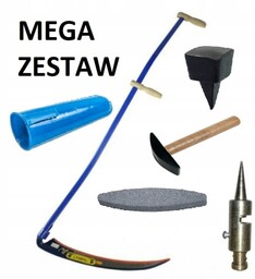Kosa Ręczna Kosisko Metalowe Zestaw XXL