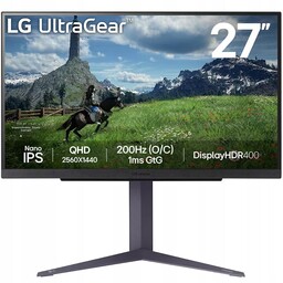 Monitor 27" Lg UltraGear 27GS85Q-B Nano Ips 2560x1440