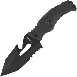 Nóż skladany Martinez Albainox 2-in-1 Tactical Black Rubberized