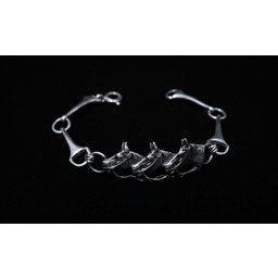 Wróbel Bransoletka trzy końskie głowy-