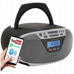 Radio Boombox Bluetooth CD Fm Usb Aiwa BBTU-400SL