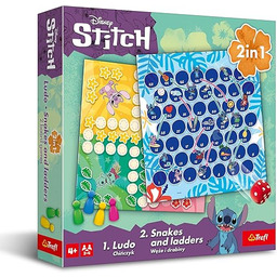 Trefl - Chińczyk, Węże i Drabiny: Lilo &