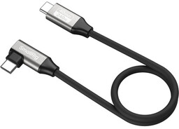 SmallRig 5075 - kabel USB-C-prosty do USB-C-kątowy, 35cm,