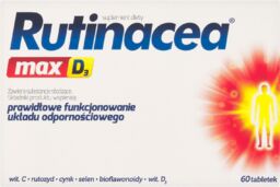 Rutinacea Max D3, 60 tabletek