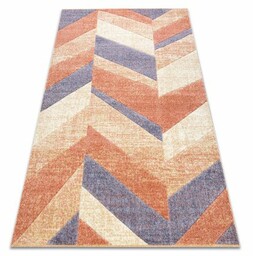 Dywan FEEL 5673/17931 JODEŁKA beż/terakota/fiolet 80x150 cm