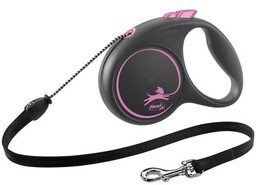 Flexi Smycz Black Design M Linka 5m