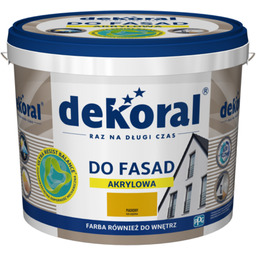Farba DO FASAD Piaskowy 5 l Dekoral