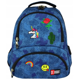 Plecak szkolny Jeans St.right St.Majewski