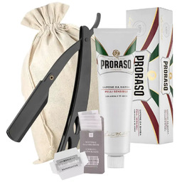 Zestaw do golenia z brzytwą - Krem