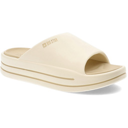 Big Star Beżowe Klapki Modne Obuwie Damskie