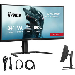 OUTLET Monitor iiyama G-Master GCB3484WQSU-B1 34" zakrzywione UWQHD