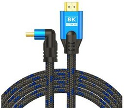 Savio CL-175 Kątowy 5m Czarny Kabel HDMI