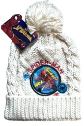 Czapka dziecięca Marvel Spiderman dla chłopca zimowa