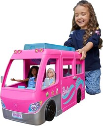 Barbie Dreamcamper Zestaw z kamperem z obracającymi się