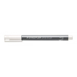 Flamaster pędzelkowy Metallic brush 10szt. biały Staedtler