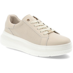 Filippo Beżowe Sneakersy Wygodne Obuwie Damskie