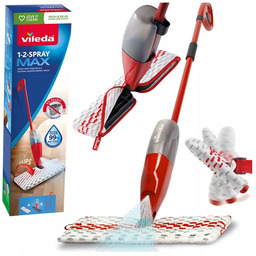 Mop ze spryskiwaczem Vileda Płaski obrotowy 1-2 Spray
