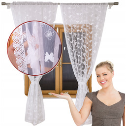 Gotowa Firana Markizeta W Motylki 3D 135 x