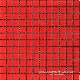 MIDAS - Mozaika szklana 4mm A-MGL04-XX-015 czerwona