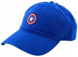 Czapka z daszkiem dziecięca młodzieżowa Captain Marvel KAPITAN