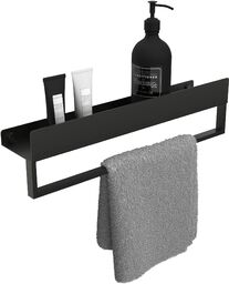 Półka łazienkowa wannowa SF01 45cm czarny mat