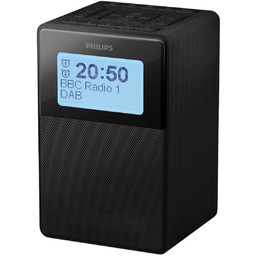 Philips Radiobudzik IPX4 wyświetlacz LCD Bluetooth 5.3 FM/DAB+