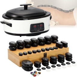 Zestaw podgrzewacz kamieni 18L 1450W regulacja i 36