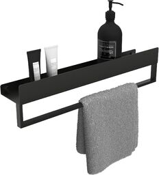 Półka łazienkowa wannowa SF01 60cm czarny mat