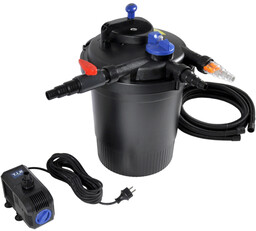 Filtr do oczka wodnego stawu pompa 80W lampa