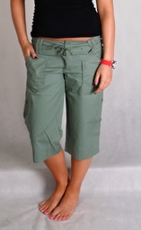 szorty damskie ROXY military green