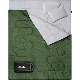 Śpiwór Ohuhu 2-osobowy letni z poduszkami